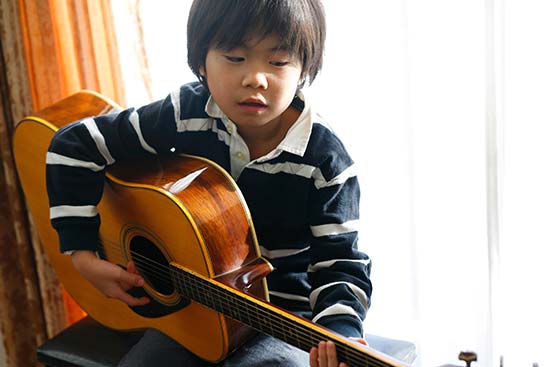 子供とギター
